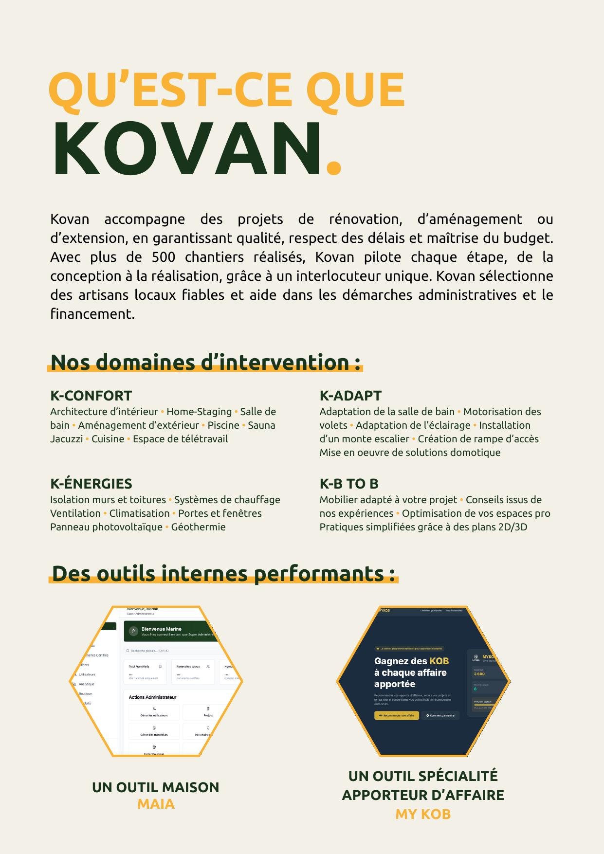 Domaines d'intervention